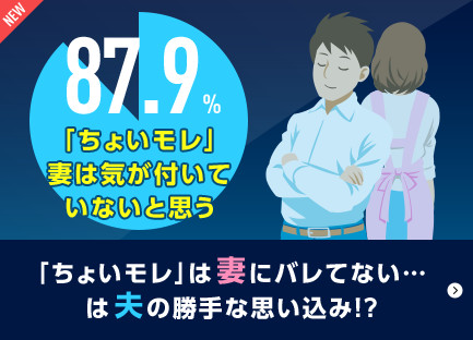 「ちょいモレ」は妻にバレてないは夫の勝手な思い込み!?